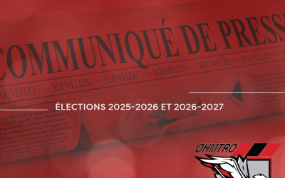 Les nouveaux élus pour les saisons 2025-2026 et 2026-2027